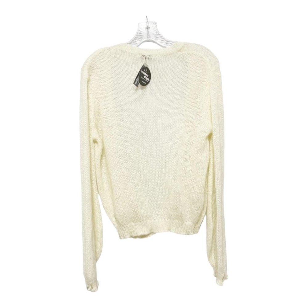 Wooden Ships Anthropologie M/L Mohair Blend Cream Cardigan NEW WITH TAGS - Picture 3 of 8